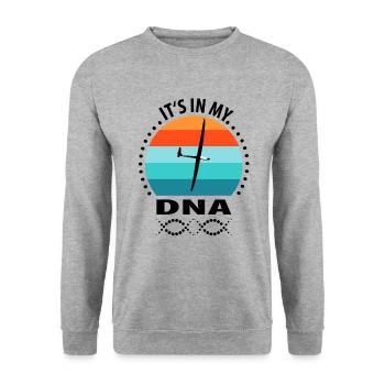 Planeur Vol planeur Planeur Volant - Sweat-shirt Unisexe - gris chiné - Devant - Alina (178cm) & Michal (187cm)