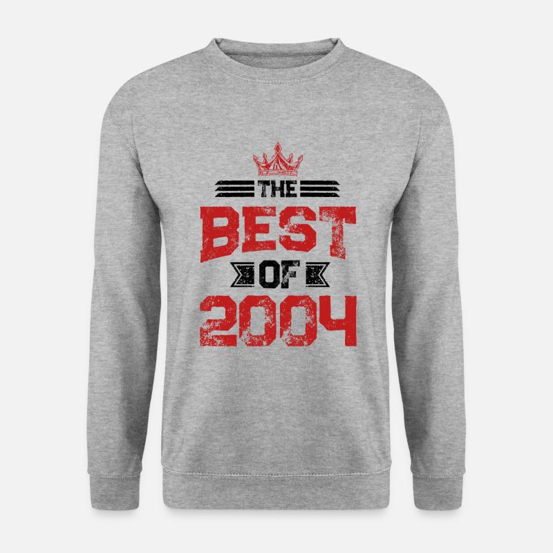 2004 best of - Unisex Pullover - Weißgrau meliert