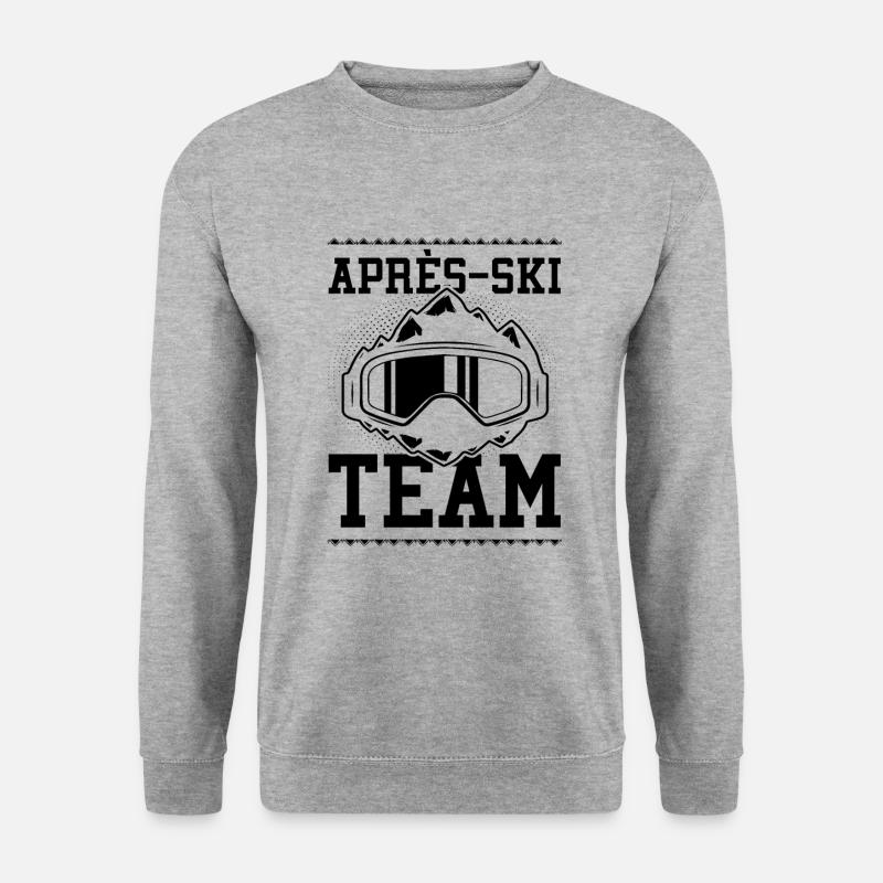 Après Ski Team - Unisex Pullover - Weißgrau meliert