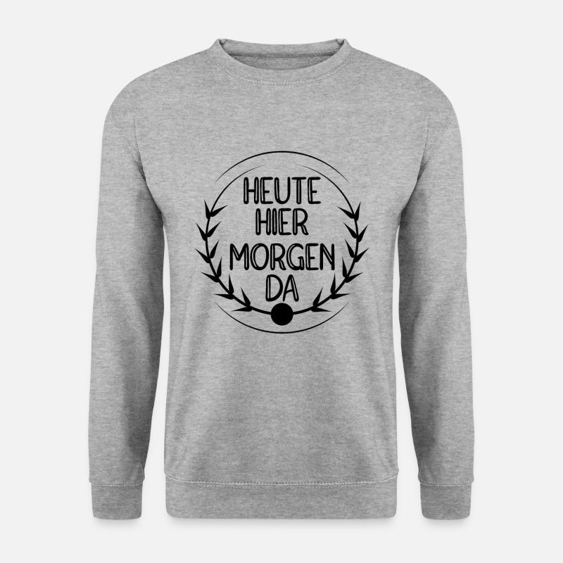 Reisen Weltreise Reise - Unisex Pullover - Weißgrau meliert