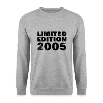 Limitierte Auflage 2005 - Unisex Pullover - Weißgrau meliert - Vorne - Alina (178cm) & Michal (187cm)