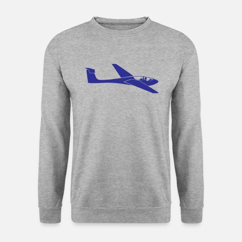 Glider Glider Pilot Airplane Gift - Unisex Sweatshirt - salt & pepper