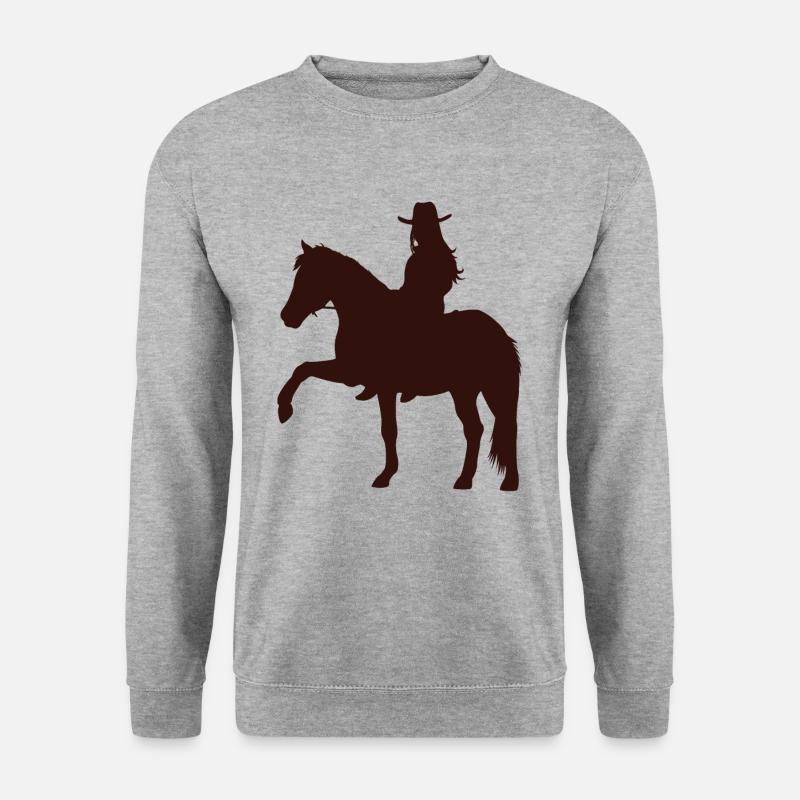 Romantic Rider Sunset Look - Unisex Sweatshirt - salt & pepper