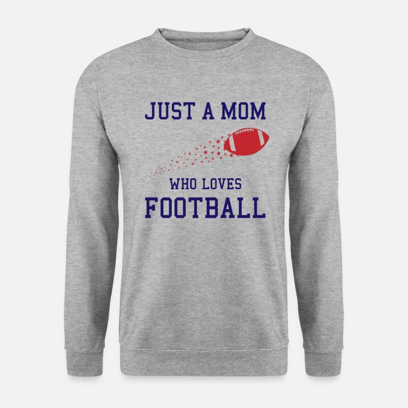 Football Mama Highlight - Unisex Pullover - Weißgrau meliert