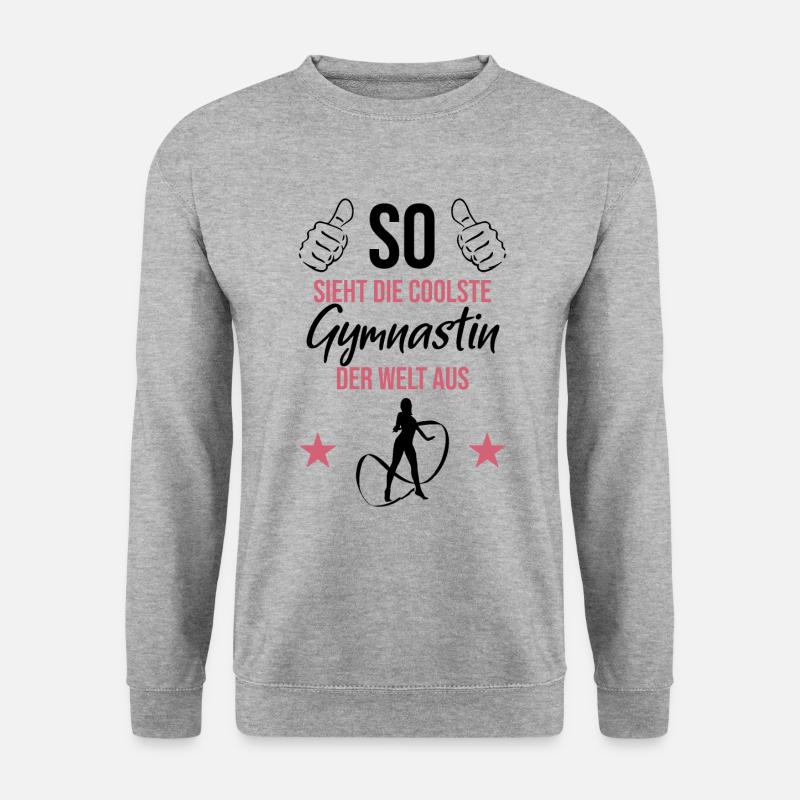 Gymnastin Elite - Die Coolste - Unisex Pullover - Weißgrau meliert