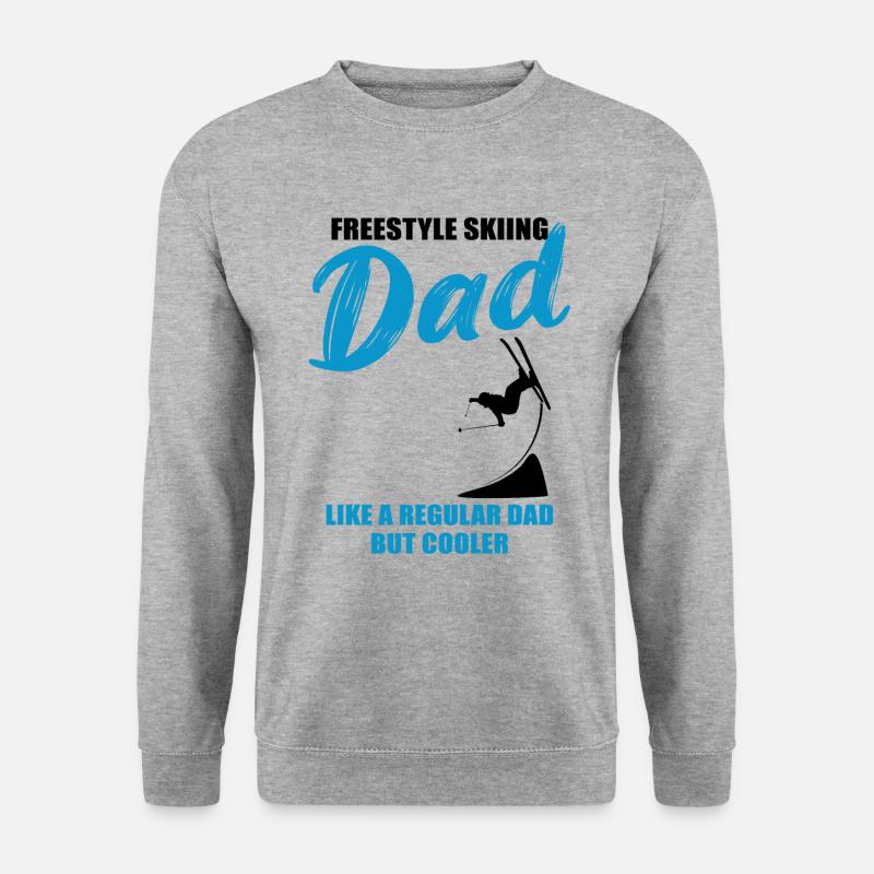Freestyle-Papa - Unisex Pullover - Weißgrau meliert