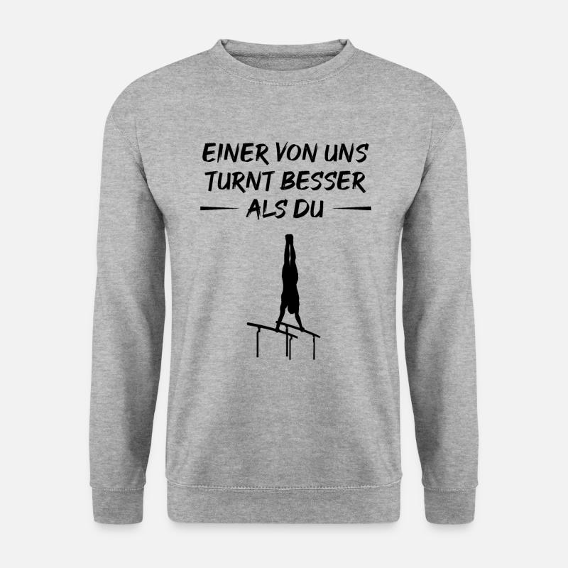 Turner-Dominanz - Geschenk - Unisex Pullover - Weißgrau meliert