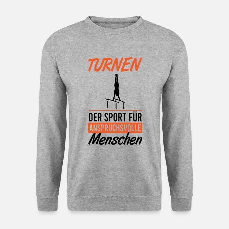 Sophisticated elegance in gymnastics - Unisex Sweatshirt - salt & pepper