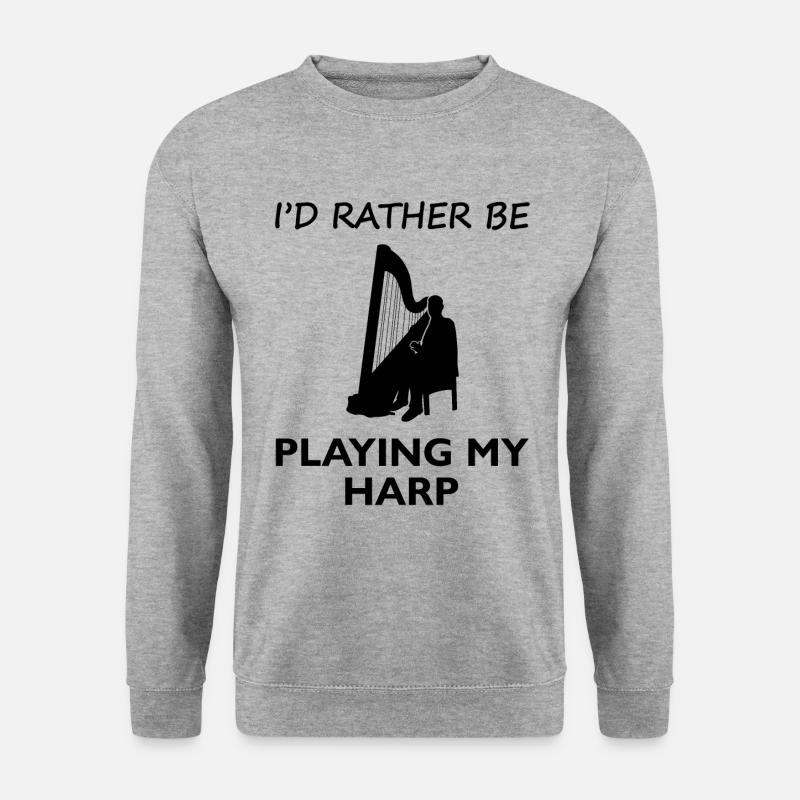 Dear Now Harp String Magic - Sweat-shirt Unisexe - gris chiné