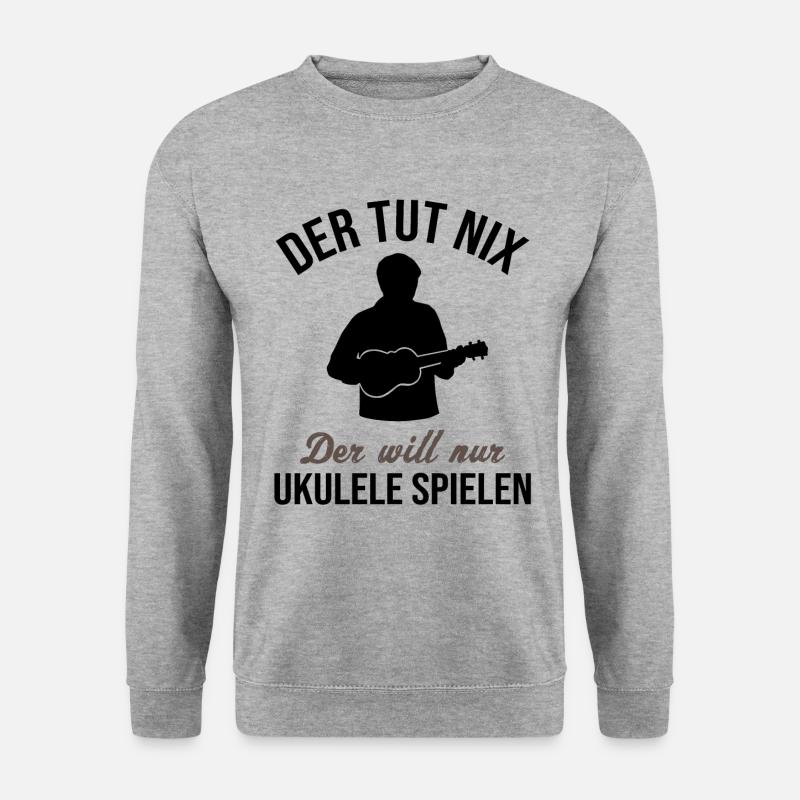 Innocent Ukulele Player Fun Gift - Unisex Sweatshirt - salt & pepper