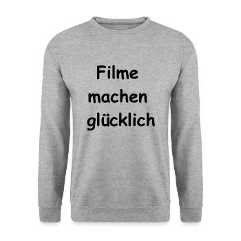 Movie Fan Gift - Unisex Sweatshirt - salt & pepper - Front - Alina (178cm) & Michal (187cm)