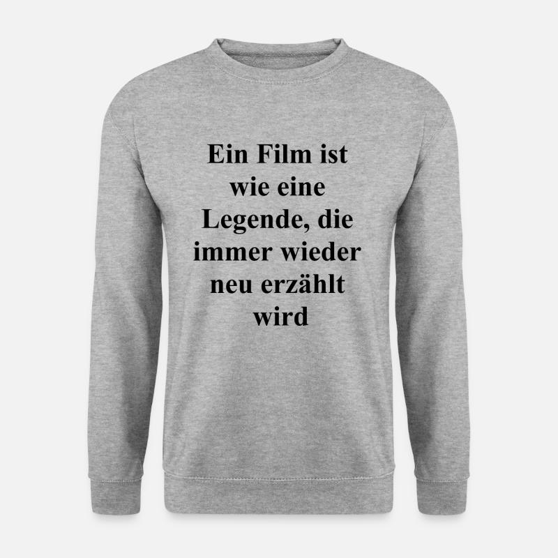 Kultfilm Geschenk - Unisex Pullover - Weißgrau meliert