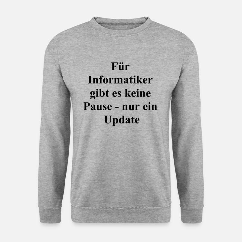 Geschenk für IT-Profis - Unisex Pullover - Weißgrau meliert