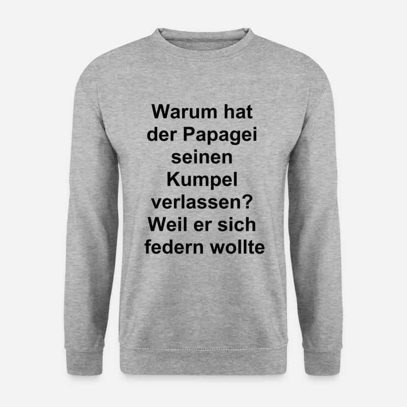 BFF Parrots Gift - Unisex Sweatshirt - salt & pepper