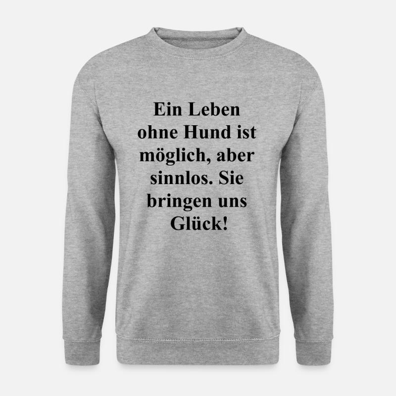 Customizable Dog Gift - Unisex Sweatshirt - salt & pepper