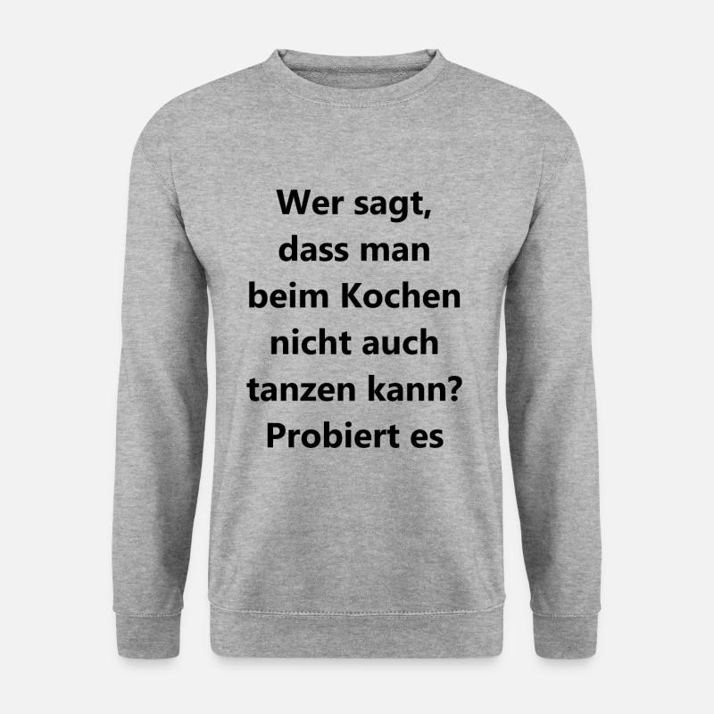 Dancing Cooking Gift - Unisex Sweatshirt - salt & pepper