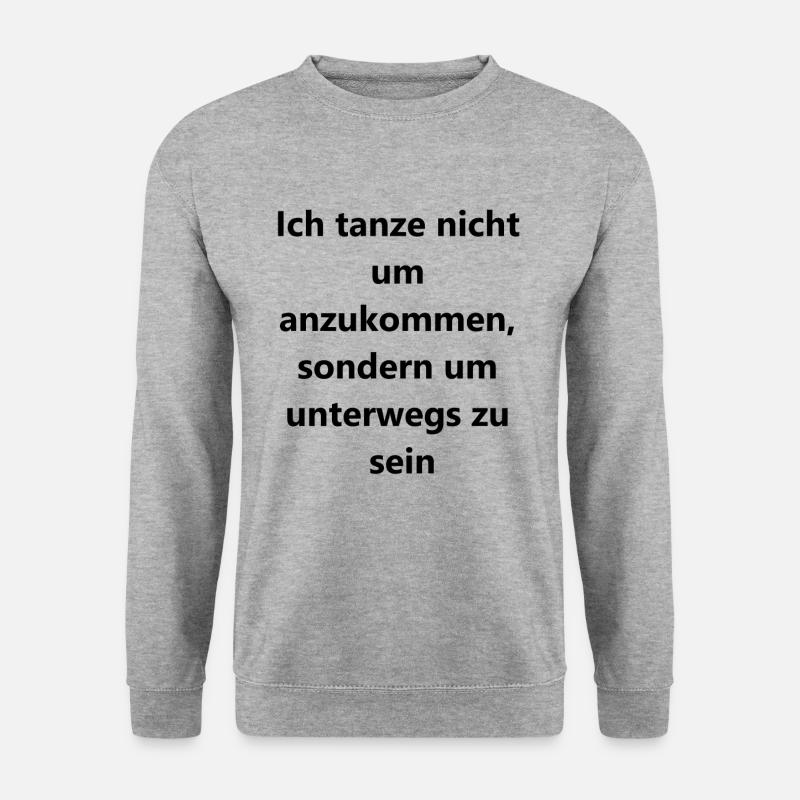 Das besondere Geschenk für Tänzer - Unisex Pullover - Weißgrau meliert