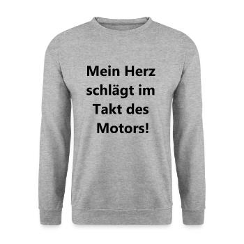Mécanicien passionné - grand cadeau - Sweat-shirt Unisexe - gris chiné - Devant - Alina (178cm) & Michal (187cm)