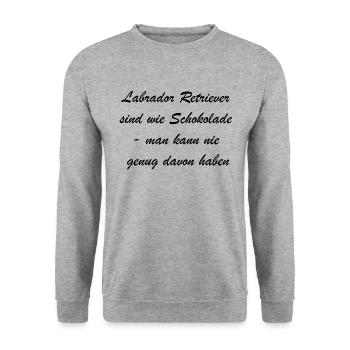 Gift for dog people - Unisex Sweatshirt - salt & pepper - Front - Alina (178cm) & Michal (187cm)