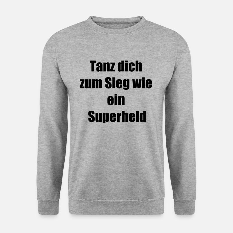 Superhero Dance Geschenk - Unisex Pullover - Weißgrau meliert