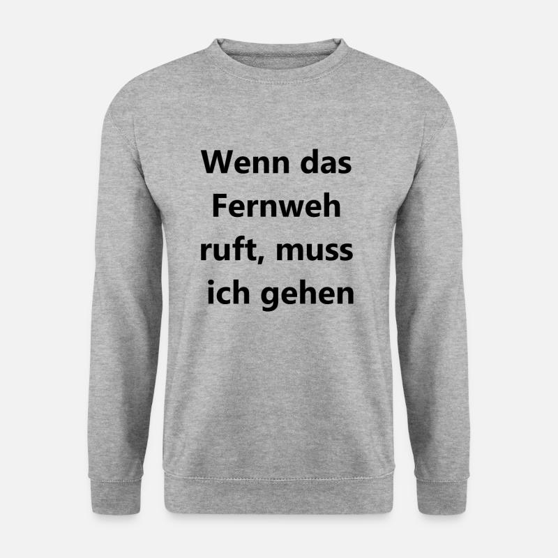 Travel voucher gift - Unisex Sweatshirt - salt & pepper