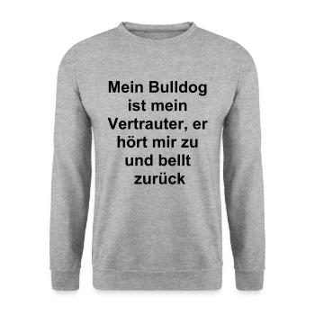 Gift for Dog Lover - Unisex Sweatshirt - salt & pepper - Front - Alina (178cm) & Michal (187cm)