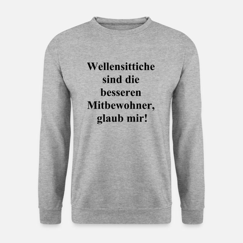 Perfektes Geschenk für WG-Partner - Unisex Pullover - Weißgrau meliert