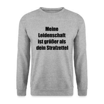 Cadeau de policier drôle - Sweat-shirt Unisexe - gris chiné - Devant - Alina (178cm) & Michal (187cm)