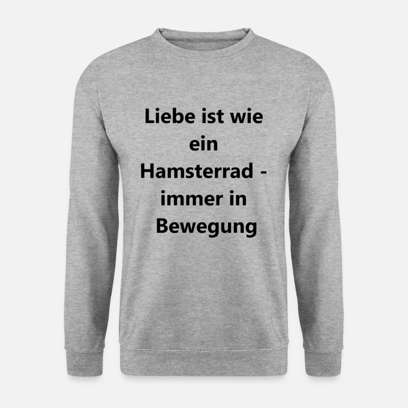 Funny hamster gift - Unisex Sweatshirt - salt & pepper