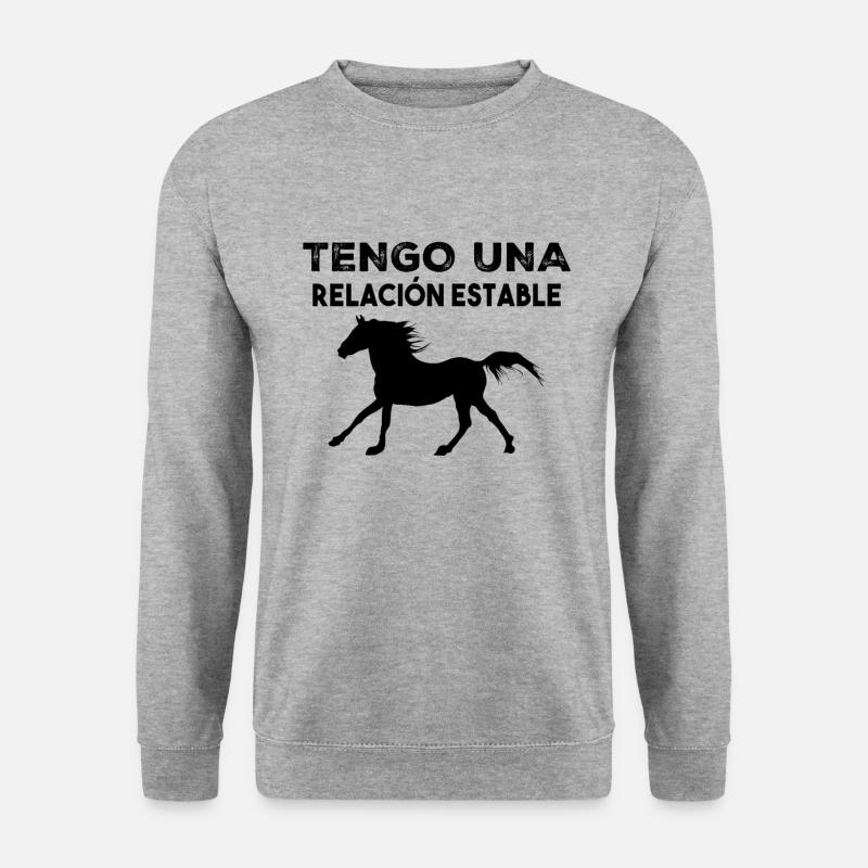 J’ai une relation stable - Sweat-shirt Unisexe - gris chiné