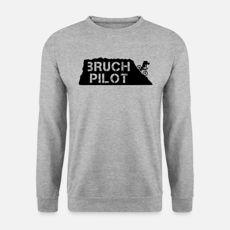 Bruchpilot! - Unisex Sweatshirt - salt & pepper