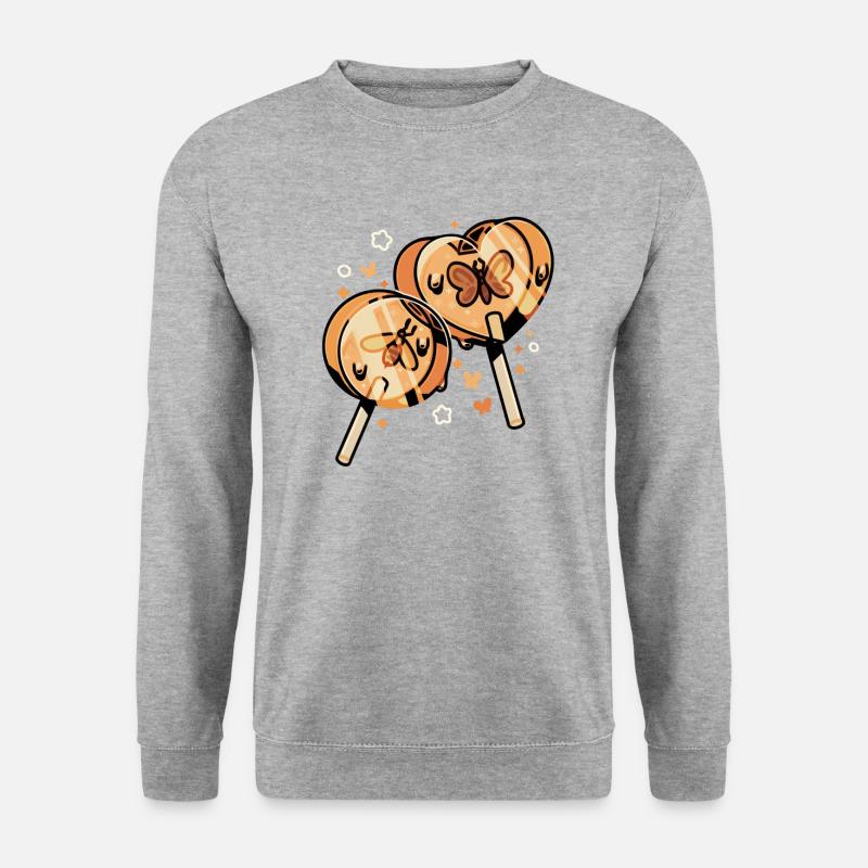 Bernstein Lollies - Unisex Pullover - Weißgrau meliert