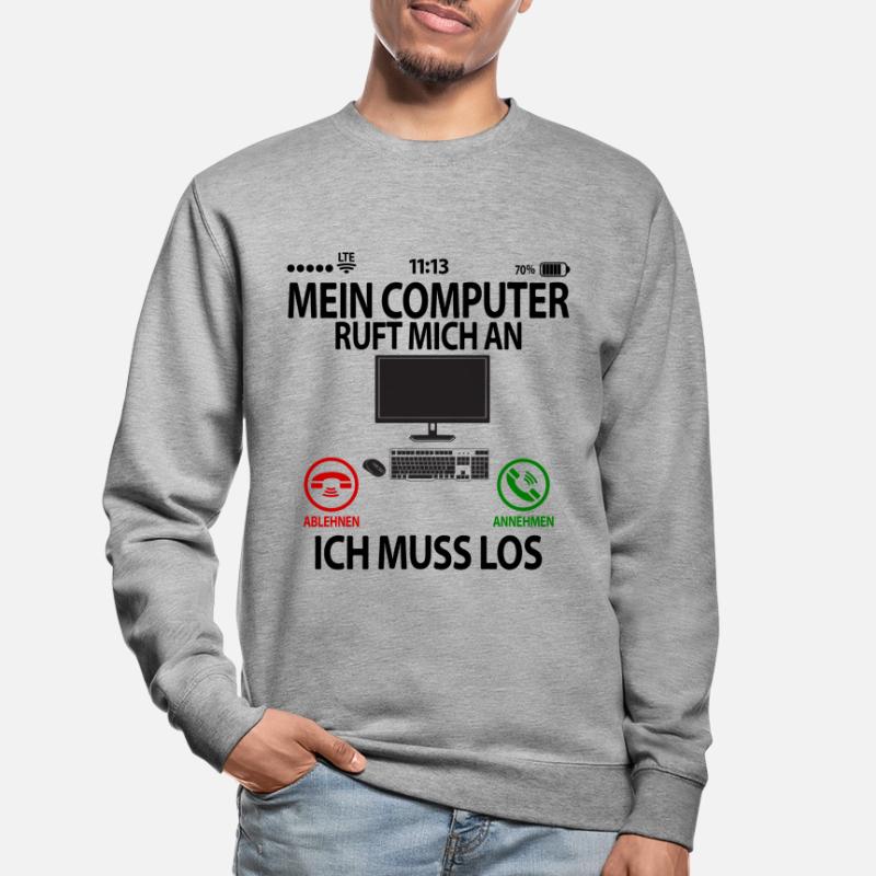 Computerfreak Computer Nerd Computernerd Sprüche Unisex Pullover