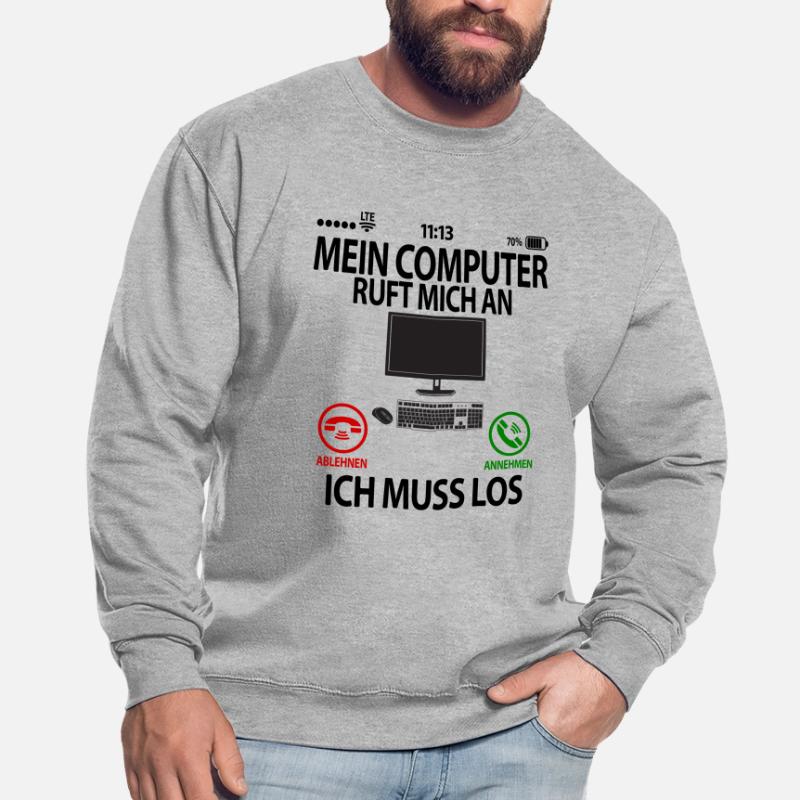 Computerfreak Computer Nerd Computernerd Sprüche Unisex Pullover