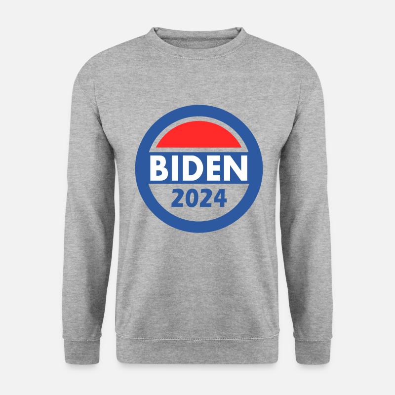 Joe biden 2024 - Unisex Pullover - Weißgrau meliert