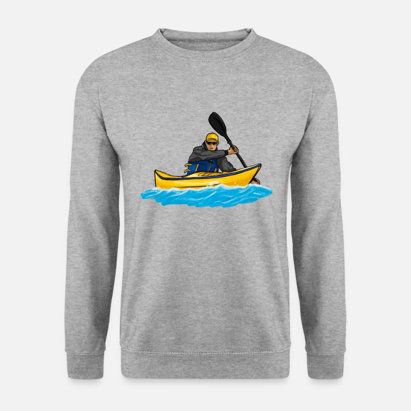 Kayaker - Unisex Sweatshirt - salt & pepper