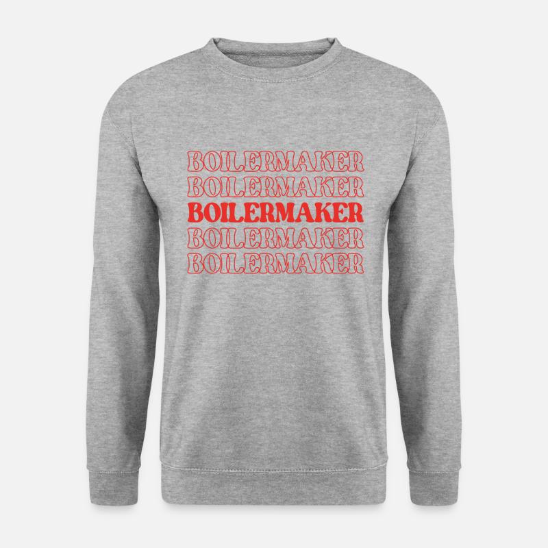 Boilermaker Maker Ironworker Steamfitter - Unisex Sweatshirt - salt & pepper