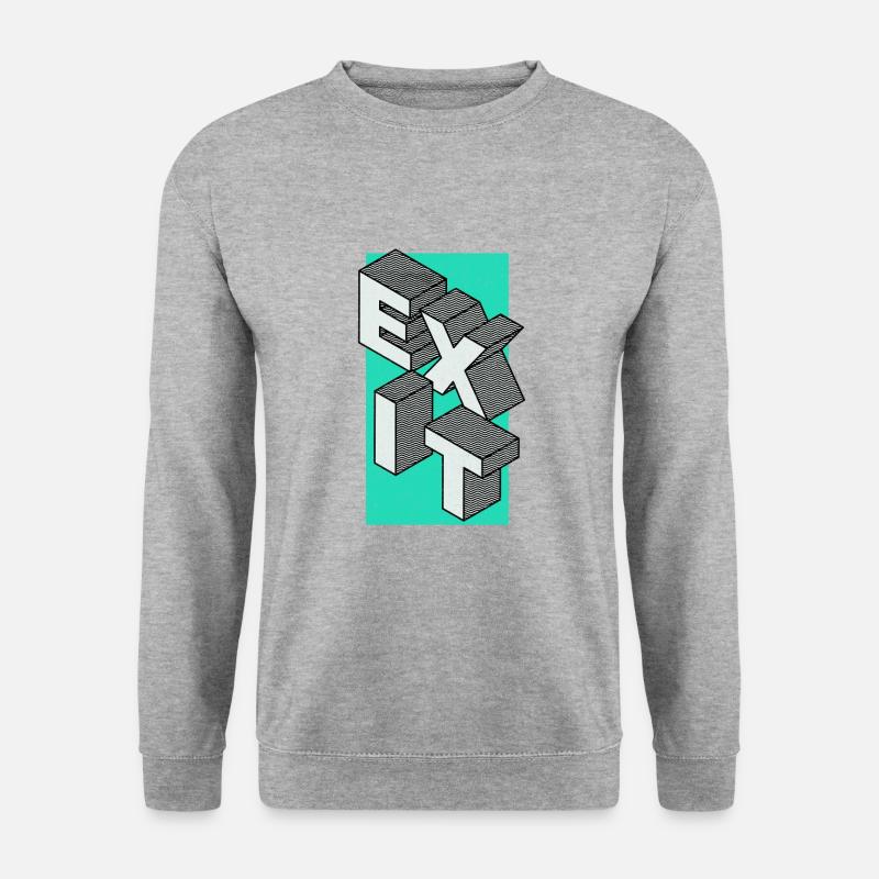 Exit - take the exit - Unisex Sweatshirt - salt & pepper