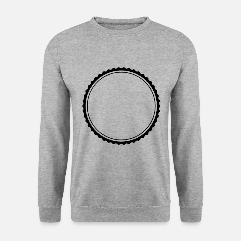 kreis symbol - Unisex Pullover - Weißgrau meliert