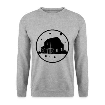 Barn Farm Ranch Holidays Holiday - Unisex Sweatshirt - salt & pepper - Front - Alina (178cm) & Michal (187cm)