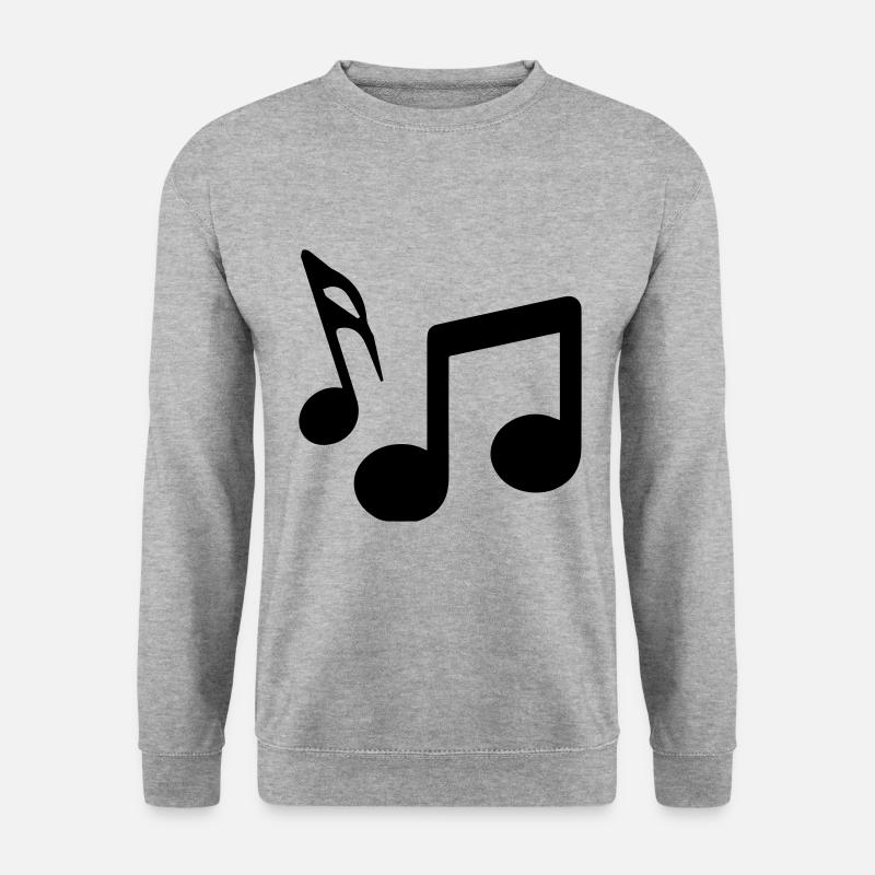 Musical notes sign - Unisex Sweatshirt - salt & pepper