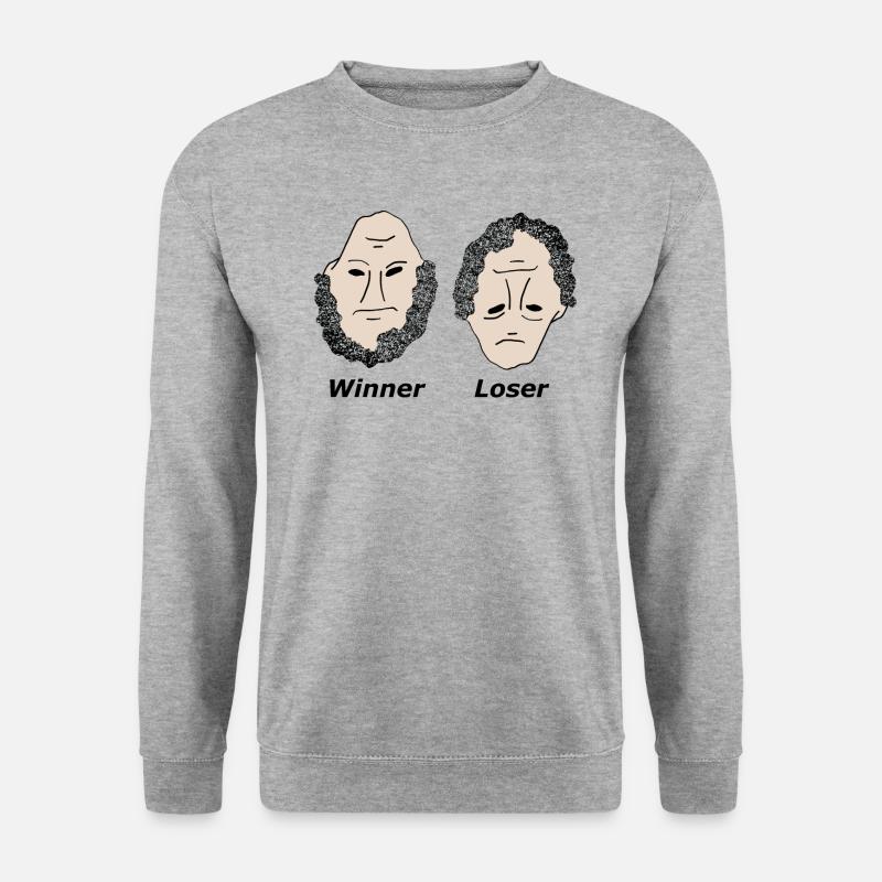 Winner Loser black - Unisex Sweatshirt - salt & pepper