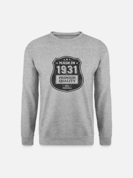 MADE IN 1931 - Unisex Sweatshirt - salt & pepper