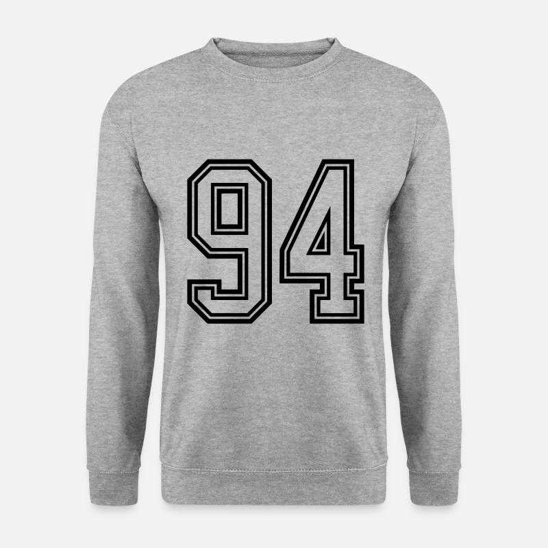 94 Number Symbol - Unisex Sweatshirt - salt & pepper