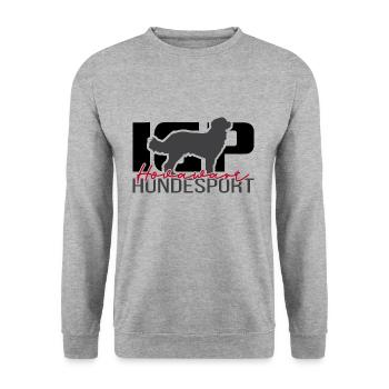 IGP HOVAWART Hundesport Wilsigns Hunde Hund - Unisex Pullover - Weißgrau meliert - Vorne - Alina (178cm) & Michal (187cm)