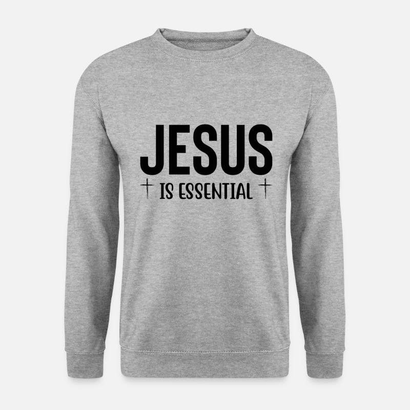 Jesus Is Essential - Unisex Sweatshirt - salt & pepper