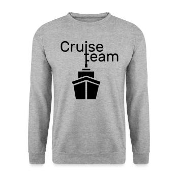 Cruiseteam - Unisex Pullover - Weißgrau meliert - Vorne - Alina (178cm) & Michal (187cm)