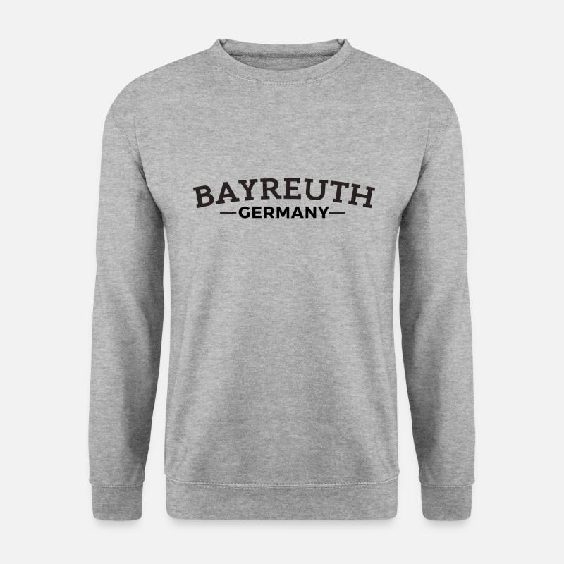 Bayreuth Meine Heimat Geschenkidee - Unisex Pullover - Weißgrau meliert