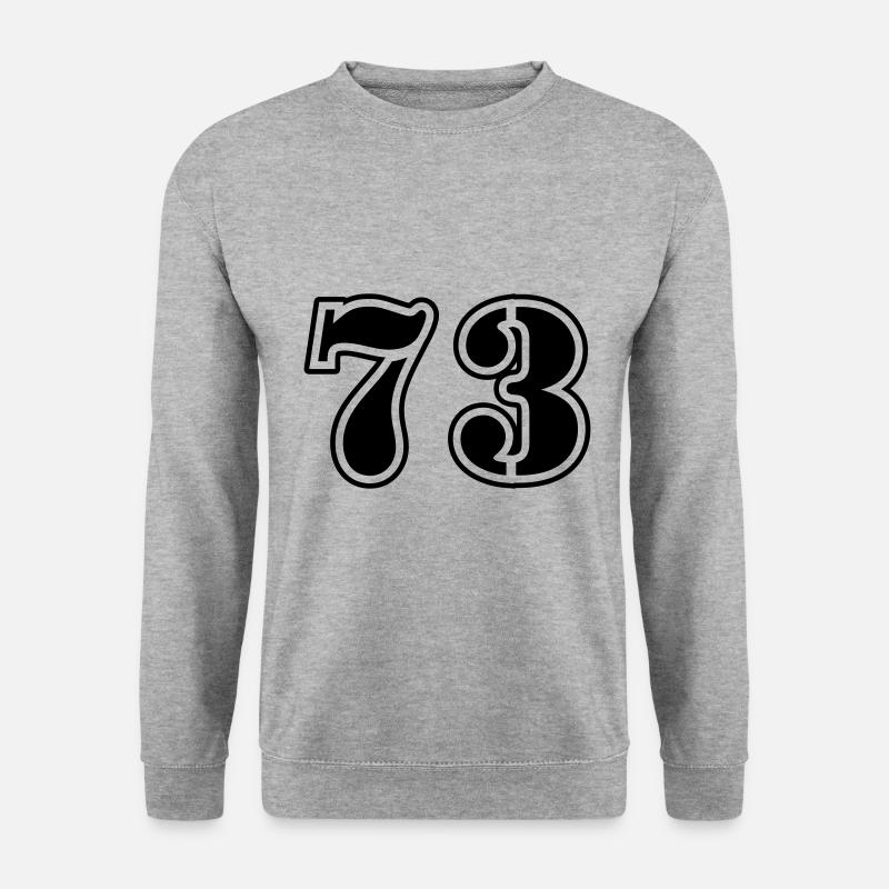 73 Number Symbol - Unisex Sweatshirt - salt & pepper
