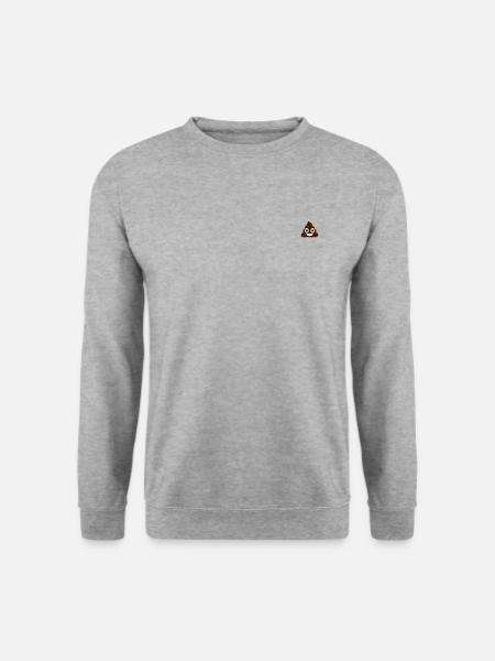 Shit Emoji - Sweat-shirt Unisexe - gris chiné